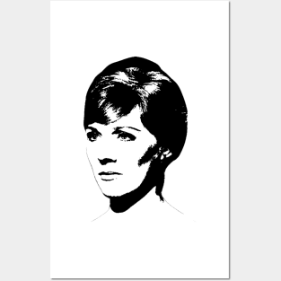 Julie Andrews Darling Lili Outline Posters and Art
